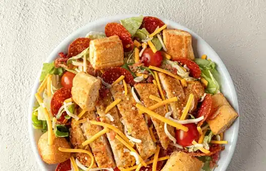 Fazoli's Crispy Chicken Bacon Ranch Salad Price, Nutrition and Allergen Crispy Chicken Bacon Ranch Salad