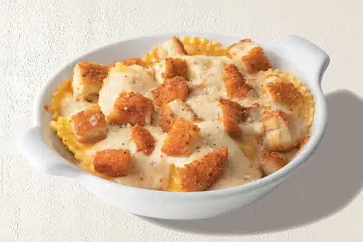 Fazoli's Chicken Ravioli Alfredo Price, Nutrition and Allergens Chicken Ravioli Alfredo